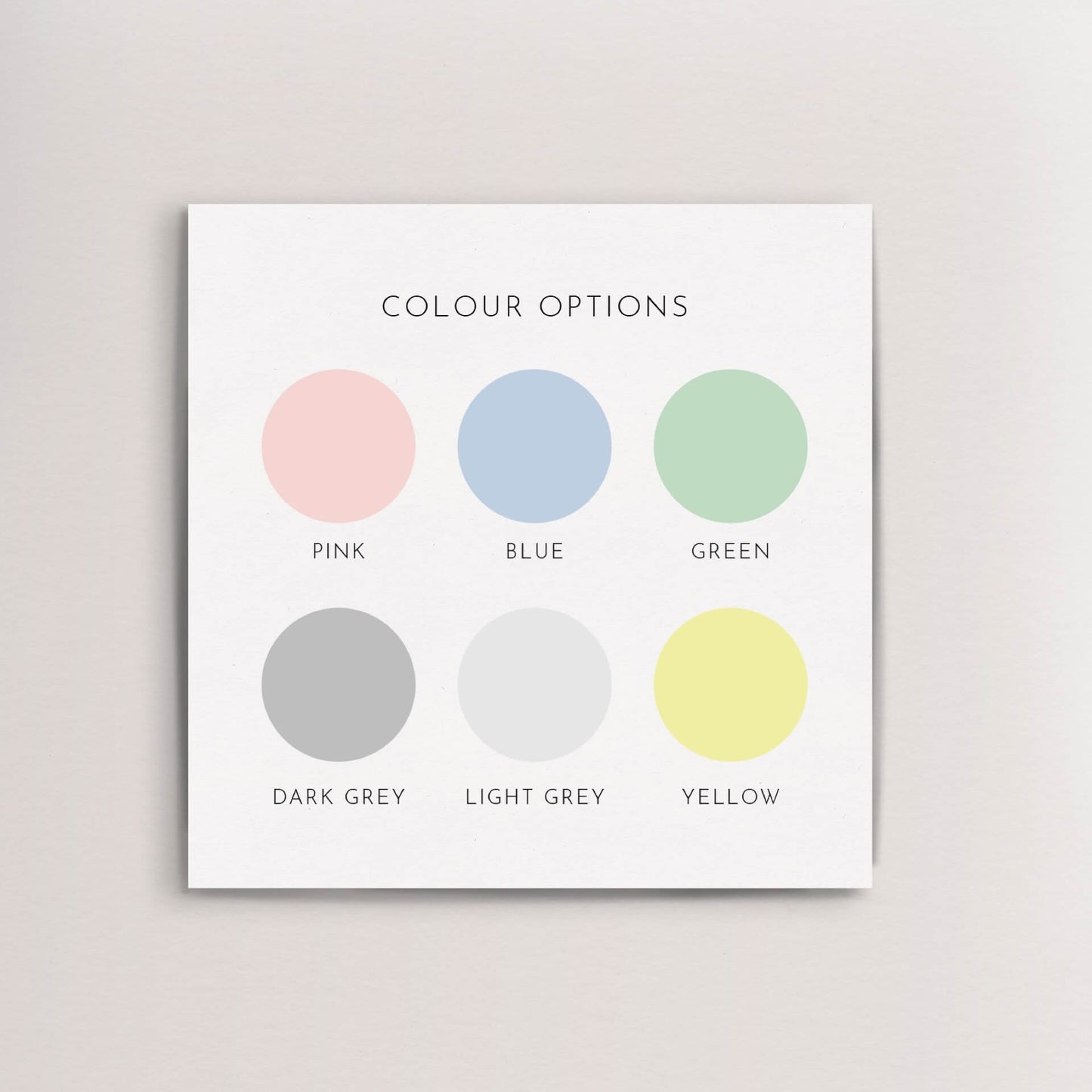 Personalised hey baby new baby card