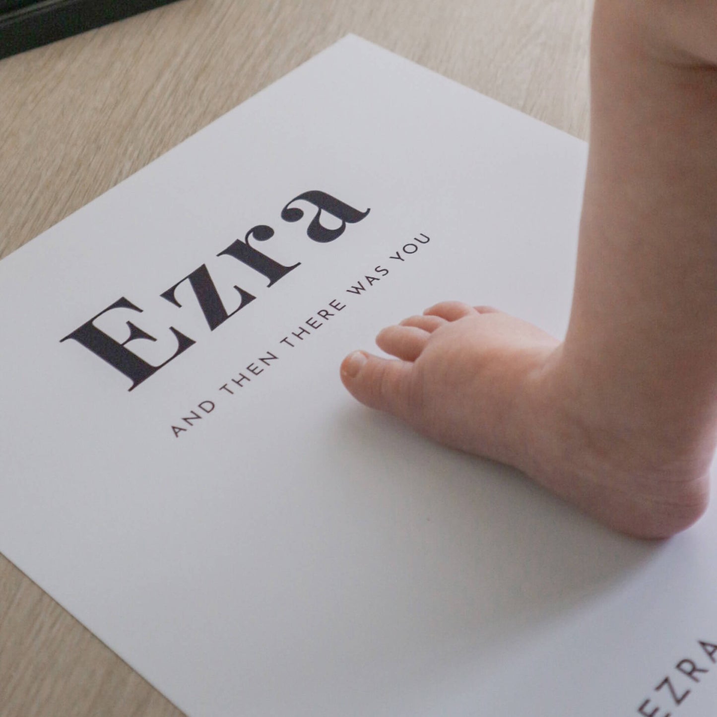 Personalised new baby print handprint/footprint kit