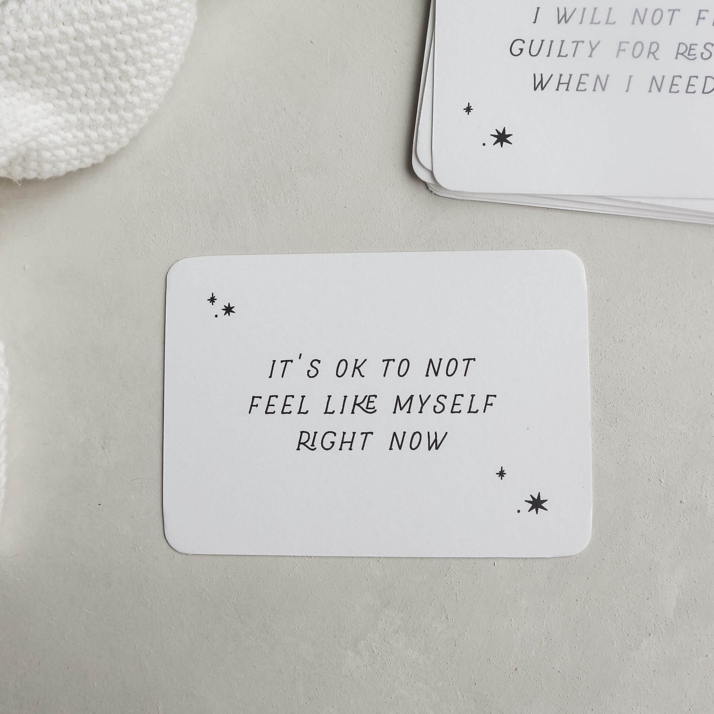 Pregnancy affirmation cards