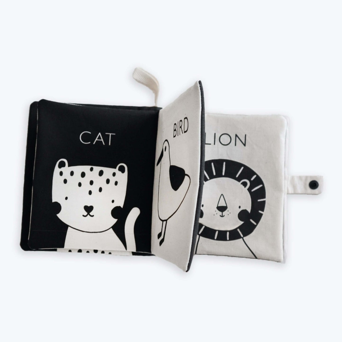 Personalised first animals soft crinkle baby book