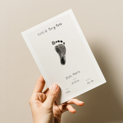 Your tiny toes new baby print handprint/footprint kit