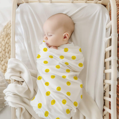 SECONDS SALE *Limited edition* The Happy News baby muslin blanket