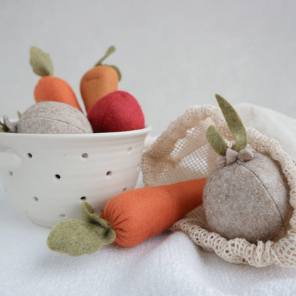 Personalised vegetable market bag