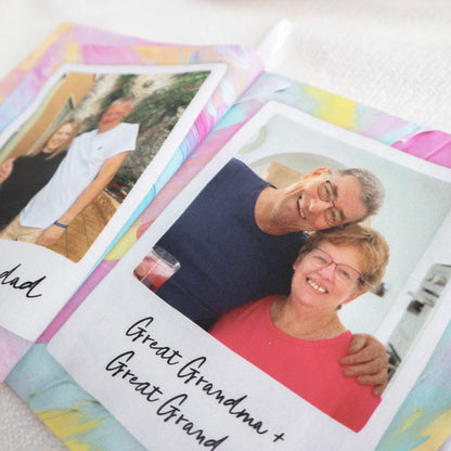 Personalised photo soft crinkle baby book paint - 6 photos