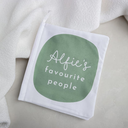 Personalised photo soft crinkle baby book - 6 photos