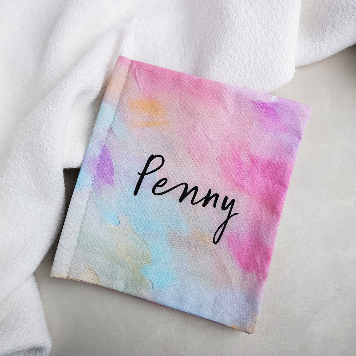 Personalised photo soft crinkle baby book paint - 6 photos