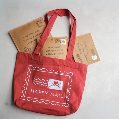 Personalised Play post bag with envelopes