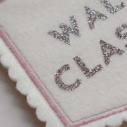 Personalised teacher's classroom glitter banner
