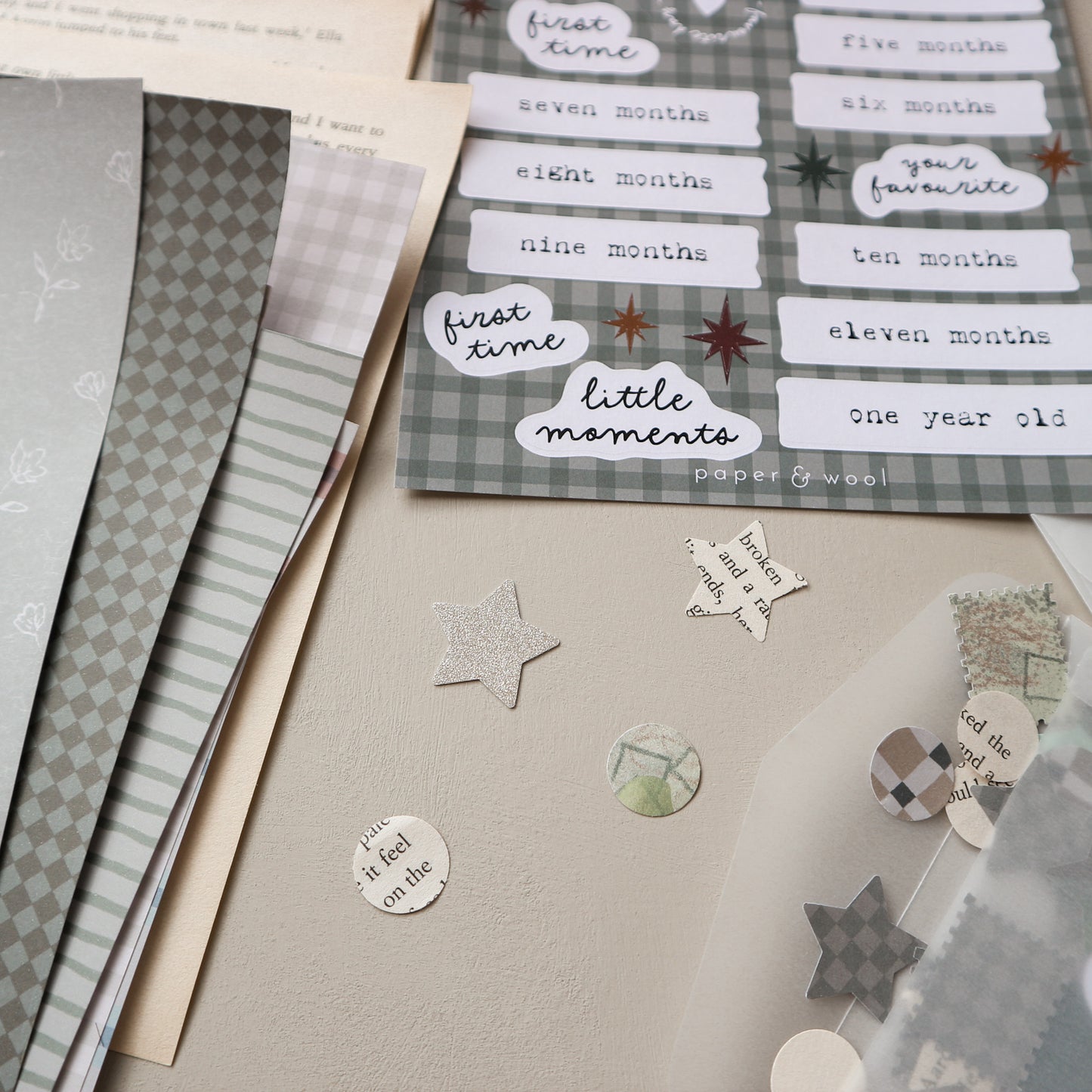 The Baby Scrapbook kit - Nostalgia edition
