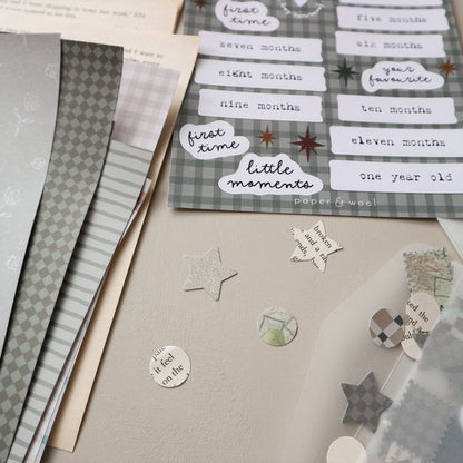 The Baby Scrapbook kit - Nostalgia edition