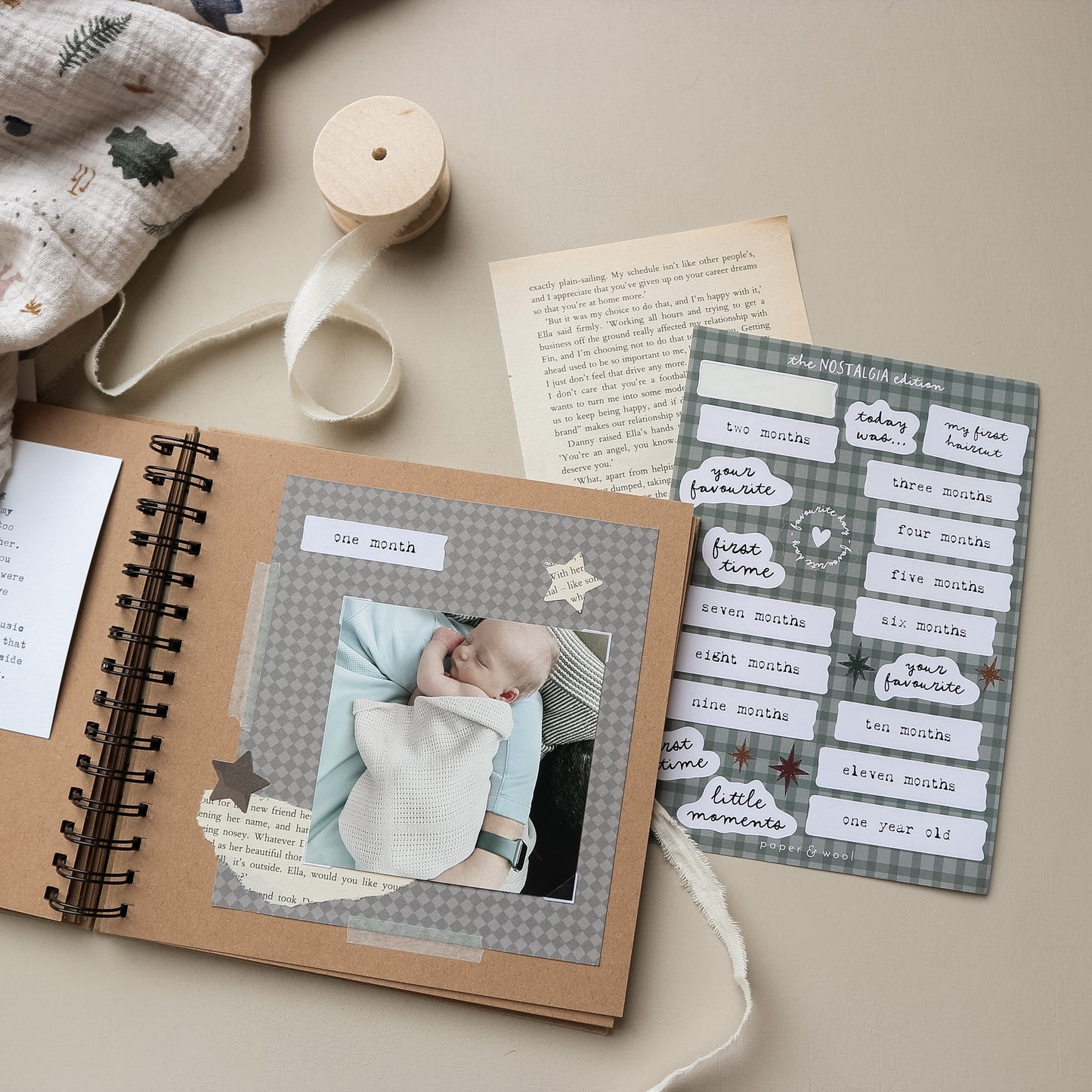 The Baby Scrapbook kit - Nostalgia edition