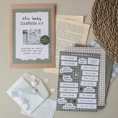 The Baby Scrapbook kit - Nostalgia edition