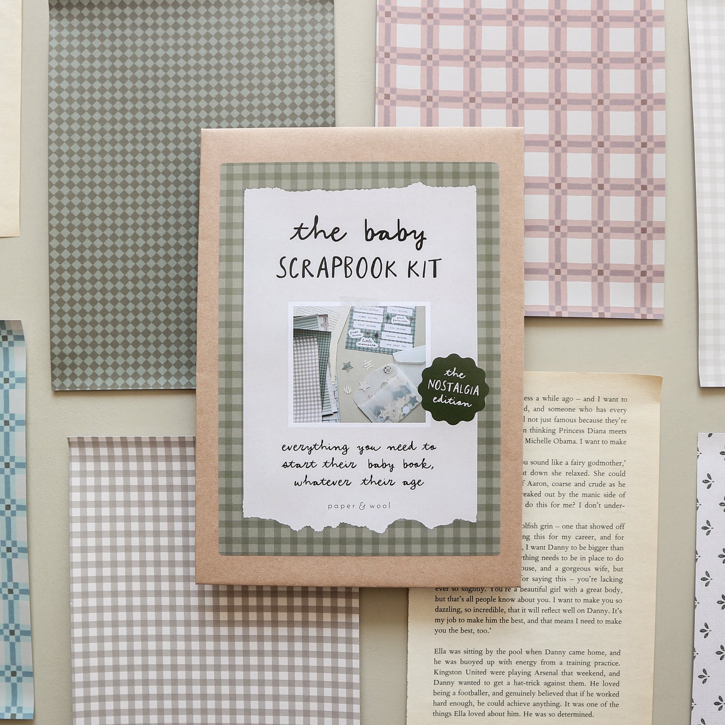 The Baby Scrapbook kit - Nostalgia edition