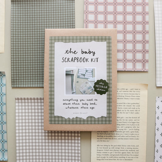 The Baby Scrapbook kit - Nostalgia edition