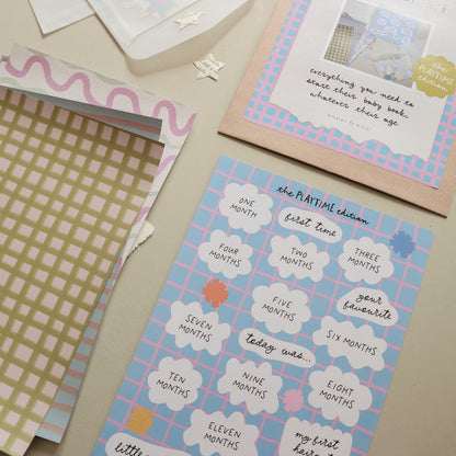 The Baby Scrapbook kit - Playtime edition