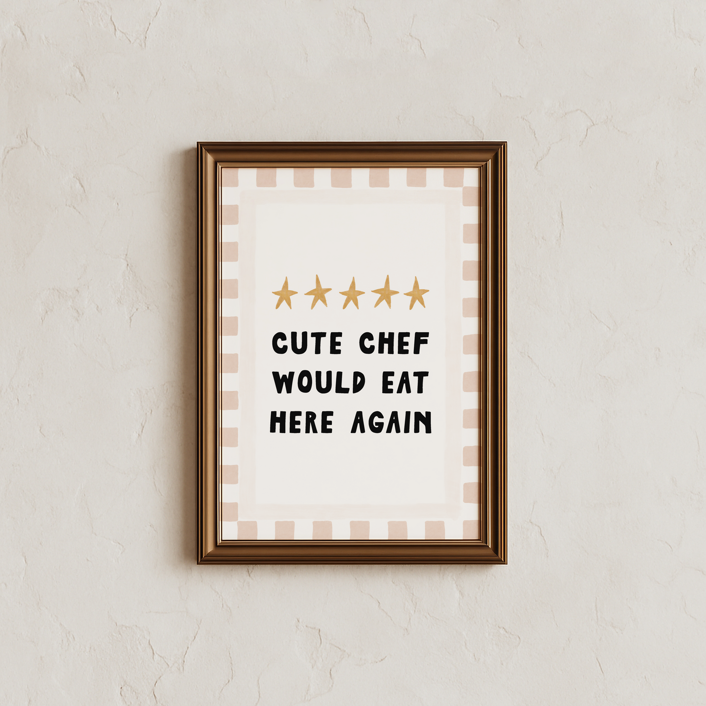 Playroom chef print - A4