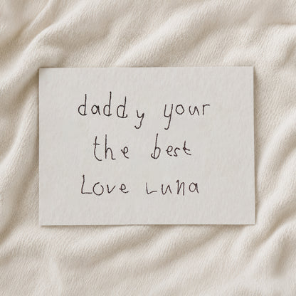 Personalised Handwriting Embroidery Keepsake