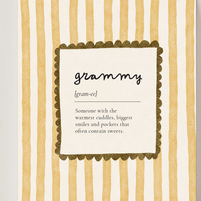 Custom children's mispronounced words nursery print