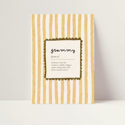 Custom children's mispronounced words nursery print