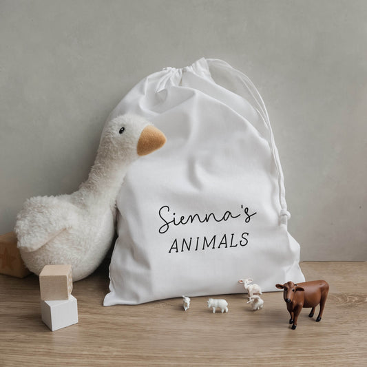 Personalised toy bag