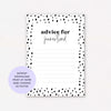 Baby shower games - paper and wool