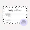 Baby shower games - paper and wool