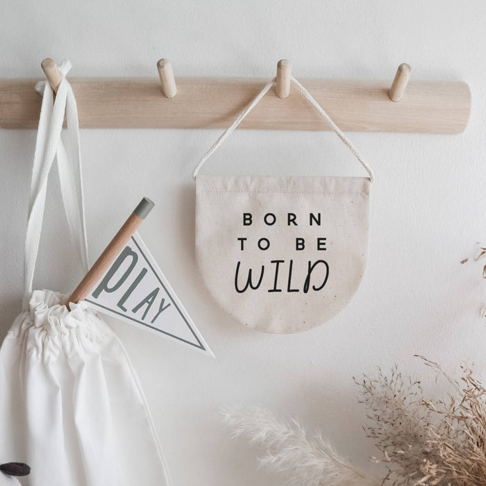 born to be wild banner nursery decoration
