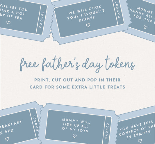 FREE Father's day token download