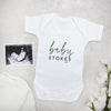 Personalised baby surname short sleeve bodysuit Baby Paper and Wool