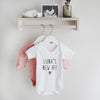 Personalised baby's new best friend short sleeve bodysuit Baby Paper and Wool