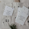 personalised fabric christmas advent calendar - paper and wool