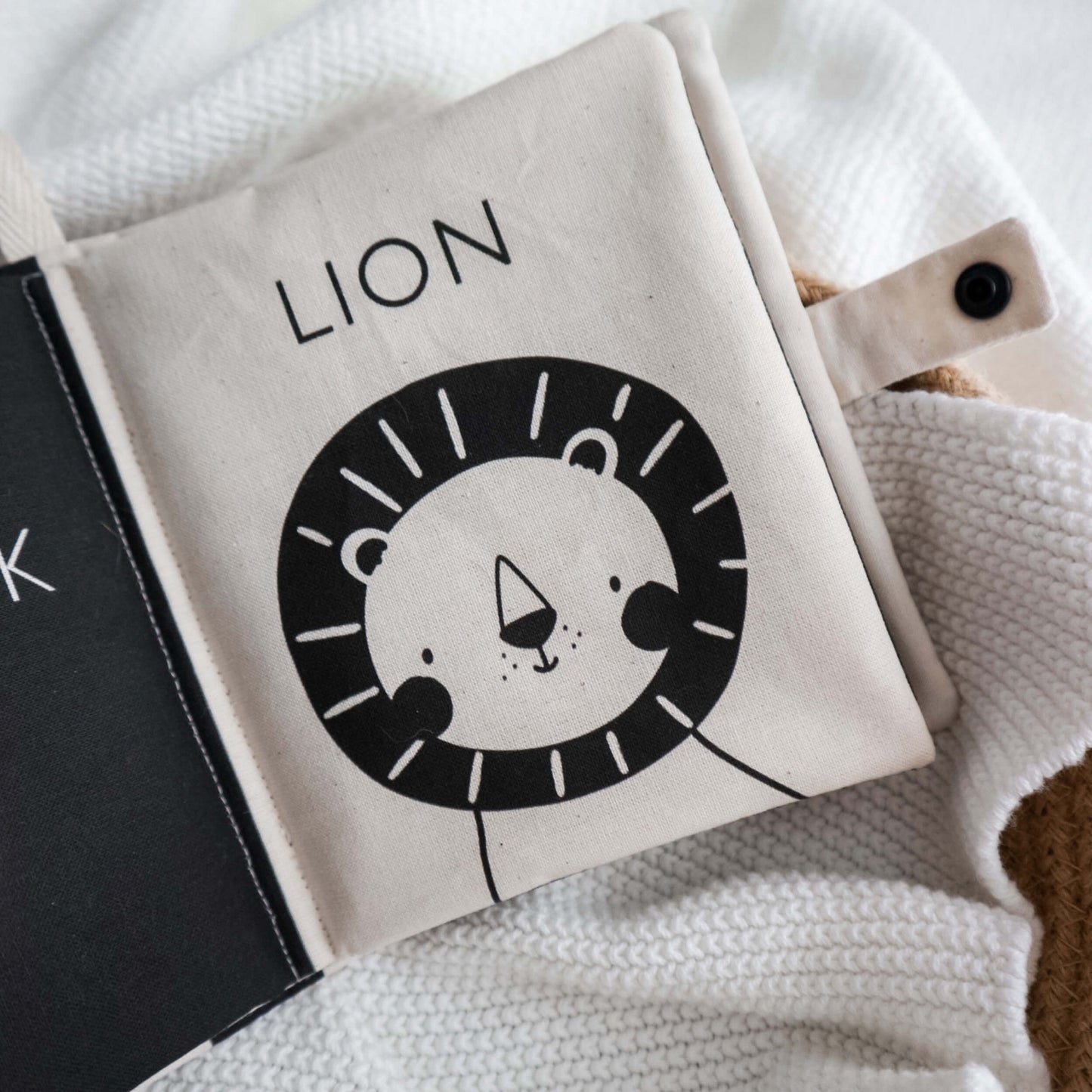 Personalised first animals soft crinkle baby book