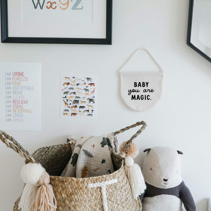 baby you are magic banner nursery decorations