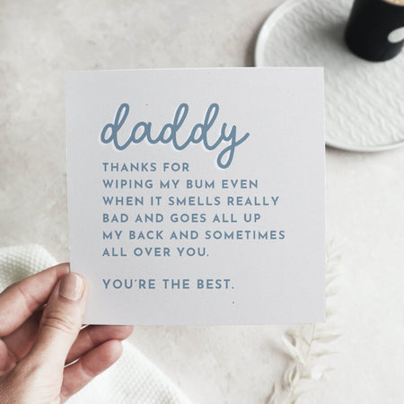 first fathers day card