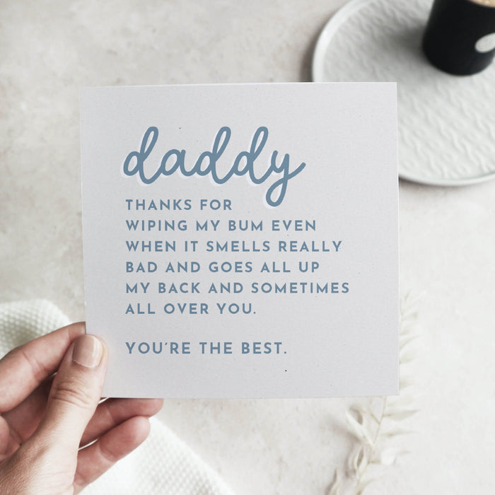 Personalised bodysuit and father's day card bundle