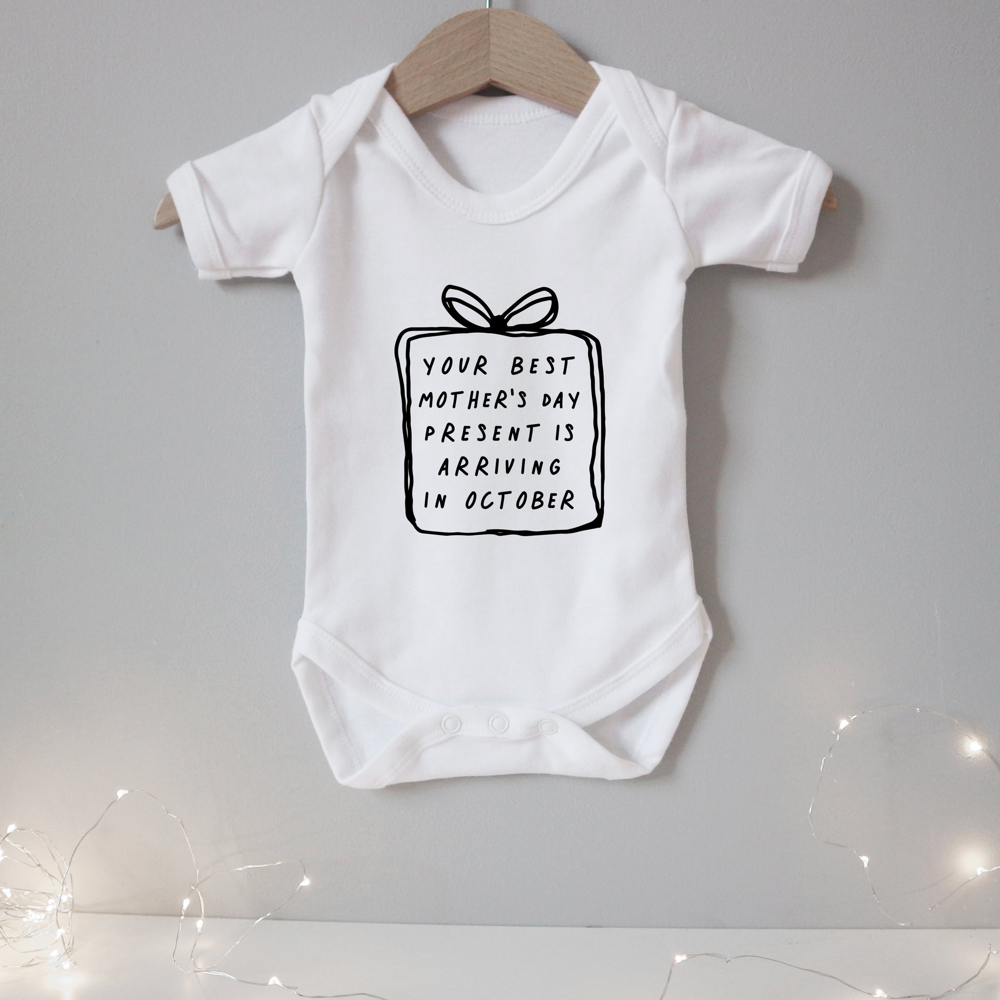 Personalised occasion baby announcement bodysuit Baby Paper and Wool