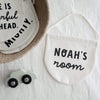 personalised name banner nursery decorations