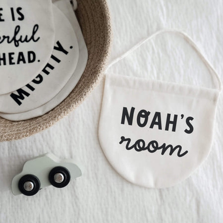 personalised name banner nursery decorations