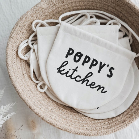 personalised name banner nursery decorations