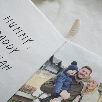 Personalised photo soft crinkle baby book - 5 photos