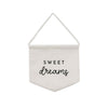 nursery banner decoration - paper and wool