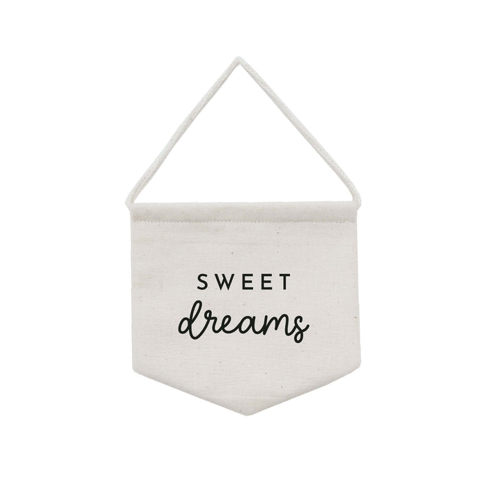 nursery banner decoration - paper and wool